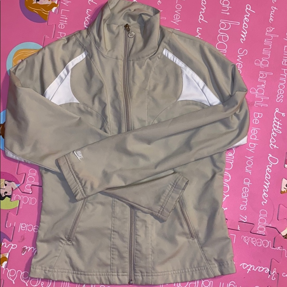 Nude/ Tan Nike Jacket
